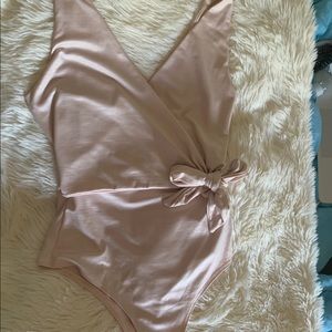 Ballet pink bodysuit